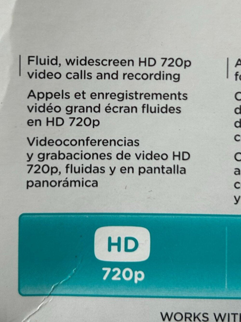 Logitech C310 HD  Webcam with Built In Mic - Picture 2 of 9